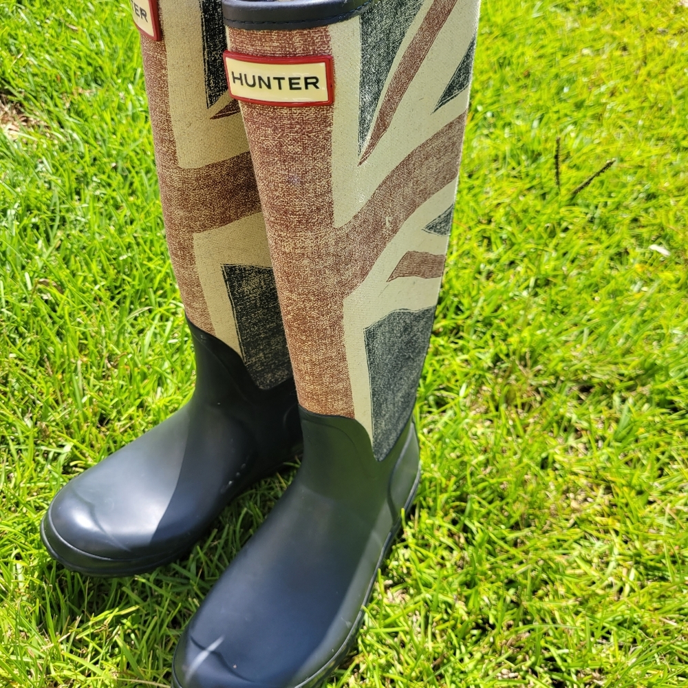Union Jack Tall Hunter Boots